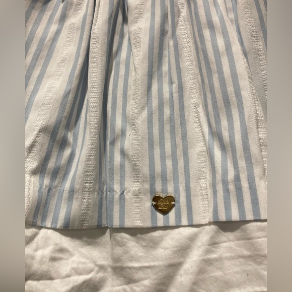Dolce Petit blue and white striped Spanish wear dress nautical girls age 3 - Picture 2 of 4
